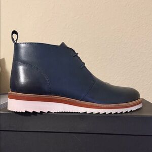 Elegant Navy Chukka Boots for Men